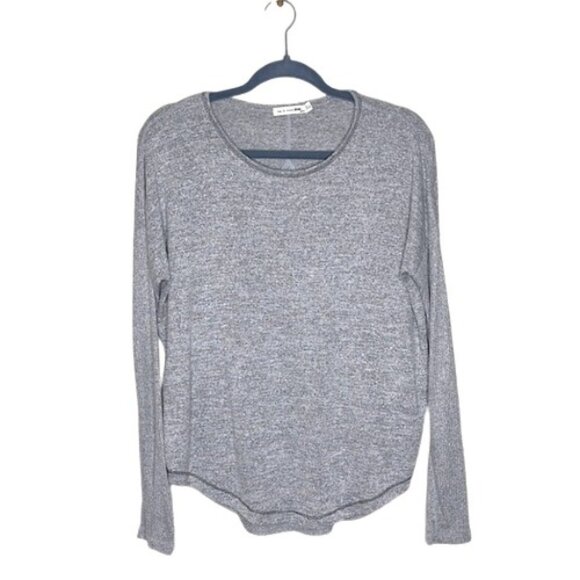 Rag & Bone gray fine knit comfy stretchy casual neutral jersey relaxed size xs - Picture 1 of 8
